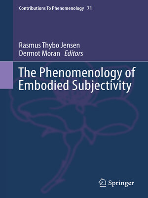 cover image of The Phenomenology of Embodied Subjectivity
